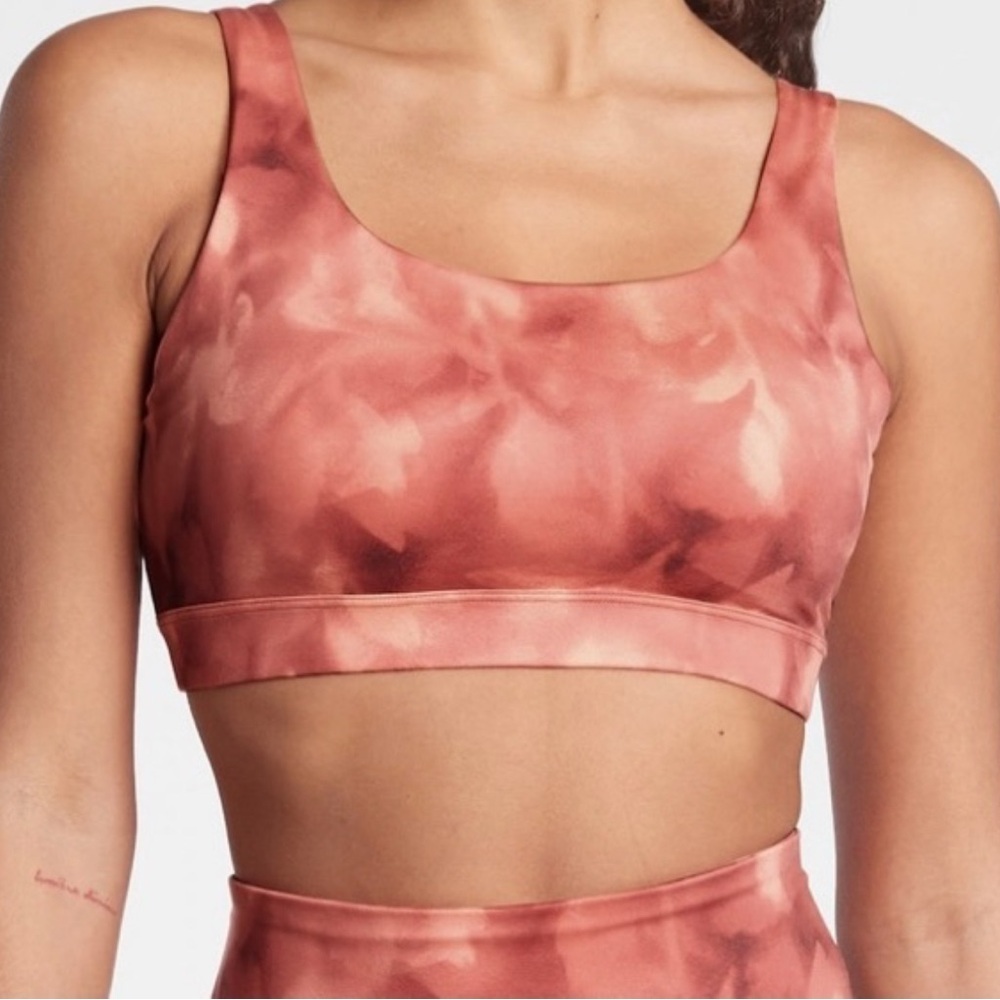 Athleta Exhale Printed Sports Bra